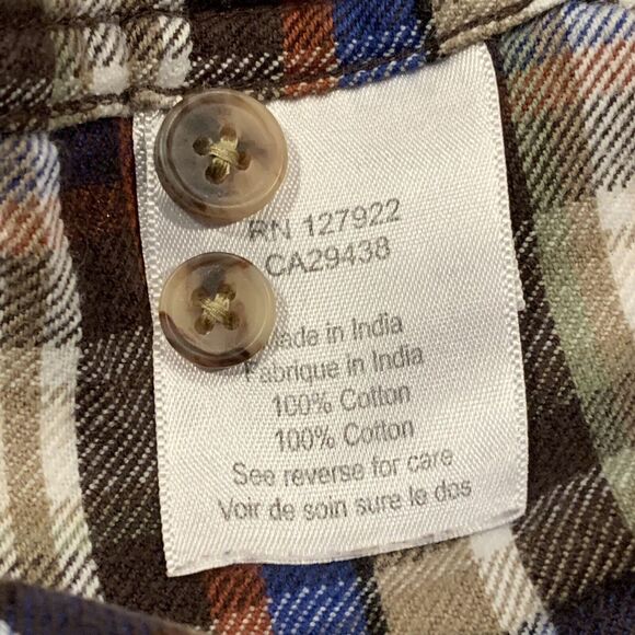 Mountain Khakis Men Multicolor Plaid Flannel Long Sleeve Button Shirt Medium - Picture 5 of 8